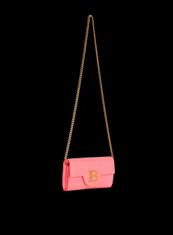 B-Buzz Grained Leather Wallet-Balmain Outlet
