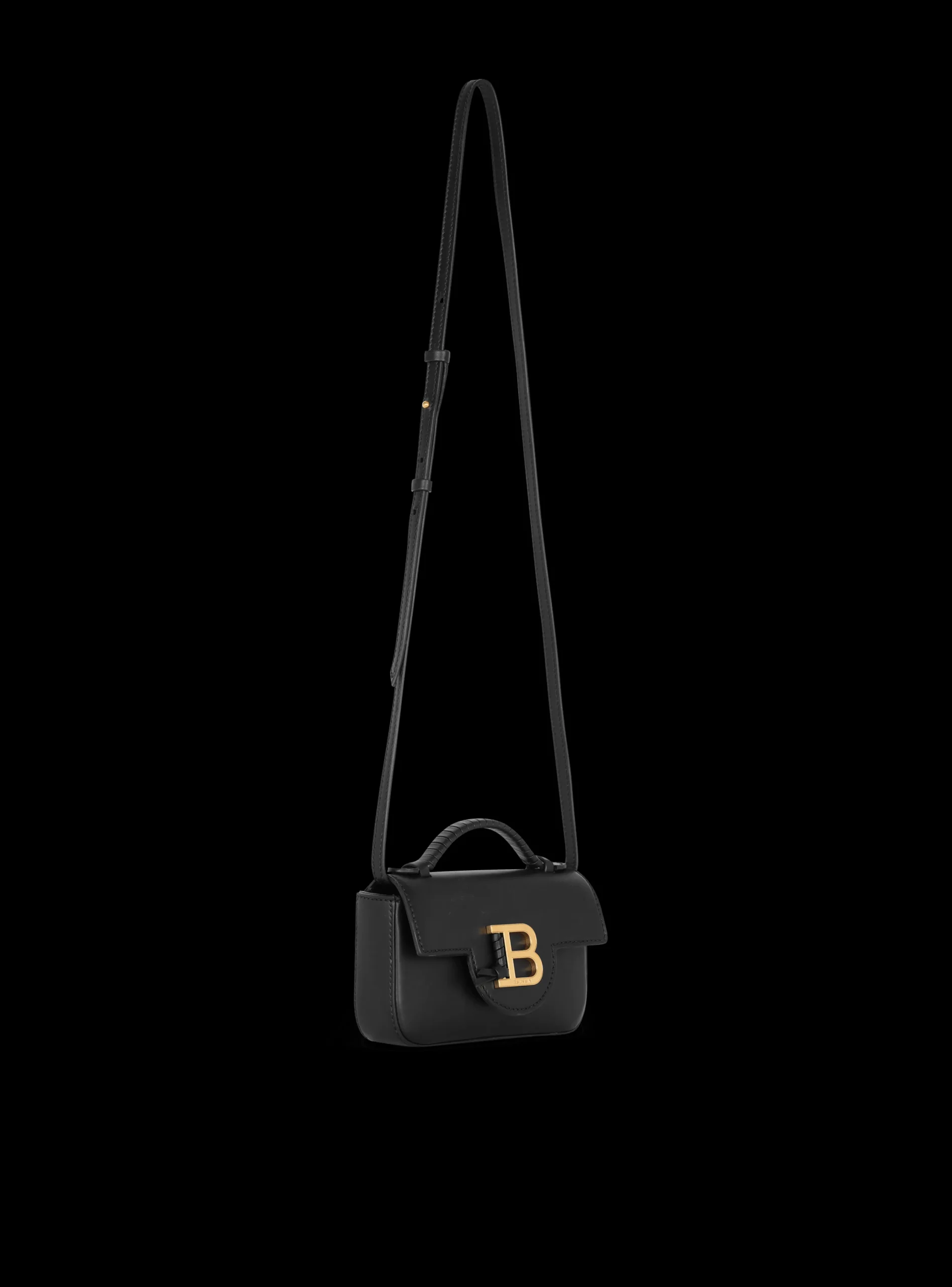 B-Buzz Mini Leather Bag-Balmain Discount