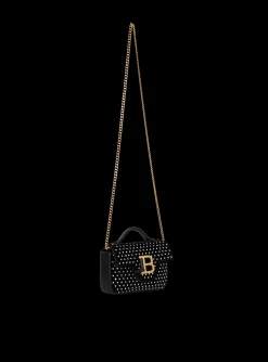 B-Buzz Mini Velvet And Crystal Bag-Balmain Flash Sale
