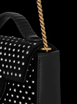 B-Buzz Mini Velvet And Crystal Bag-Balmain Flash Sale