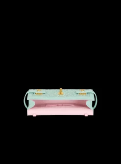 B-Buzz Pouch 23 In Suede And Rhinestones-Balmain Outlet