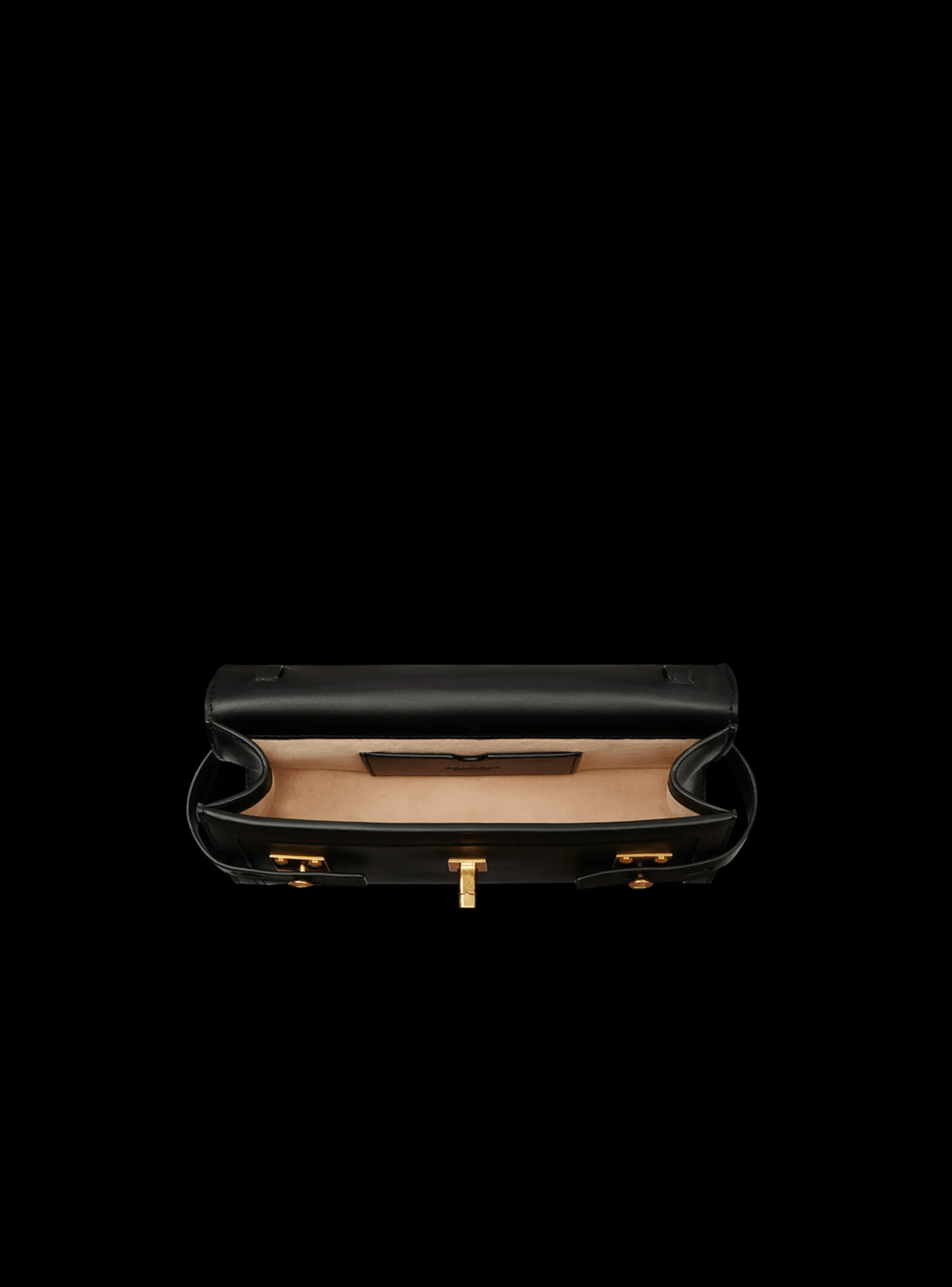 B-Buzz Pouch 23 Leather Clutch-Balmain Cheap