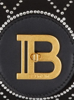B-Buzz Pouch 23 Satin And Crystals Clutch-Balmain Fashion