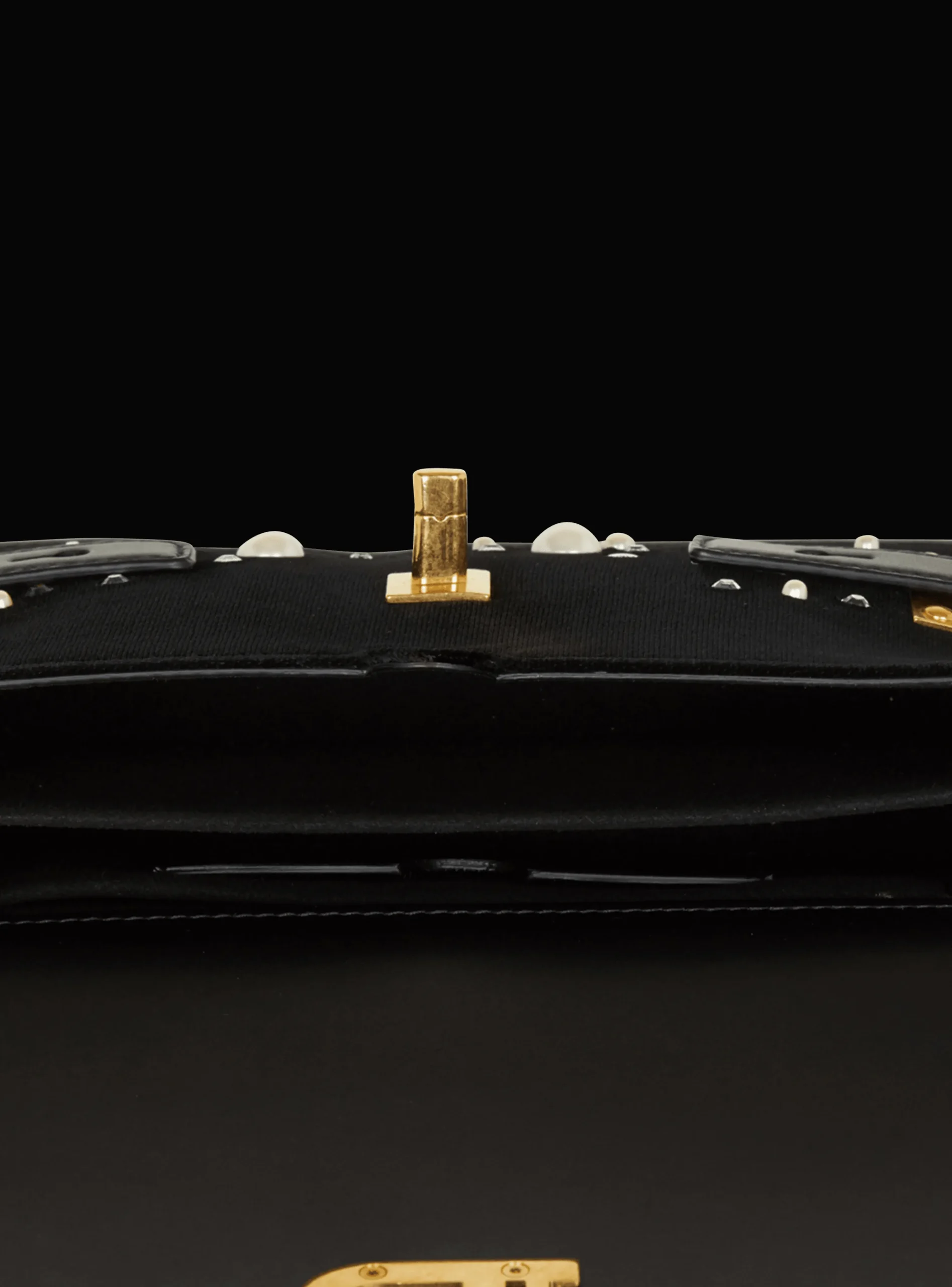 B-Buzz Shoulder 24 Bag In Embroidered Velvet-Balmain Online