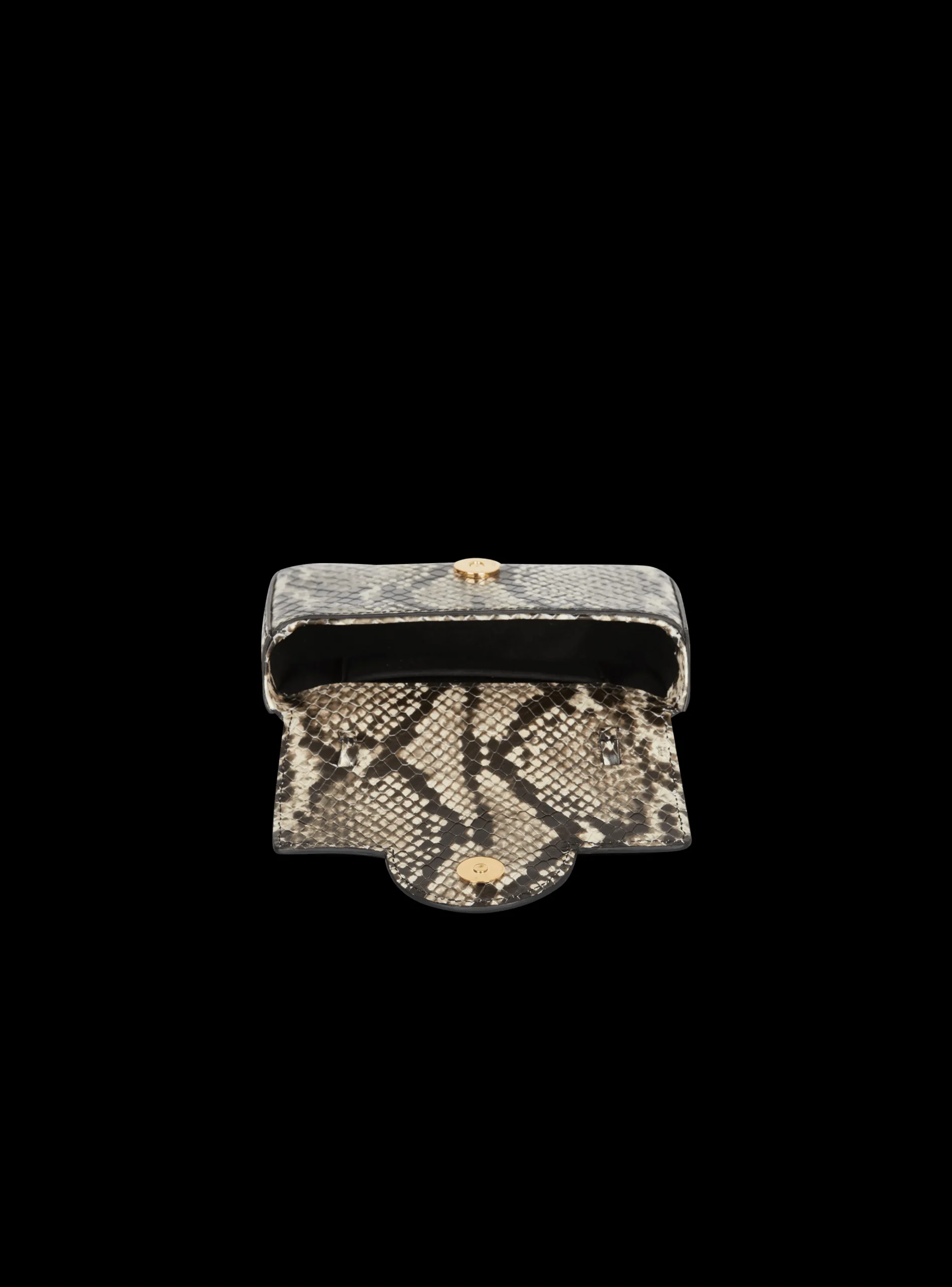 B-Buzz Snakeskin-effect Leather Mini Bag-Balmain Sale