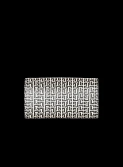 B-Buzz Wallet In Embossed Calfskin With A PB Labyrinth Monogram-Balmain Cheap