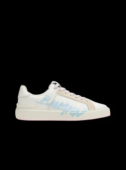 B-Court Leather Trainers-Balmain Best