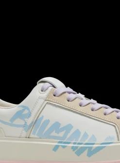 B-Court Leather Trainers-Balmain Best