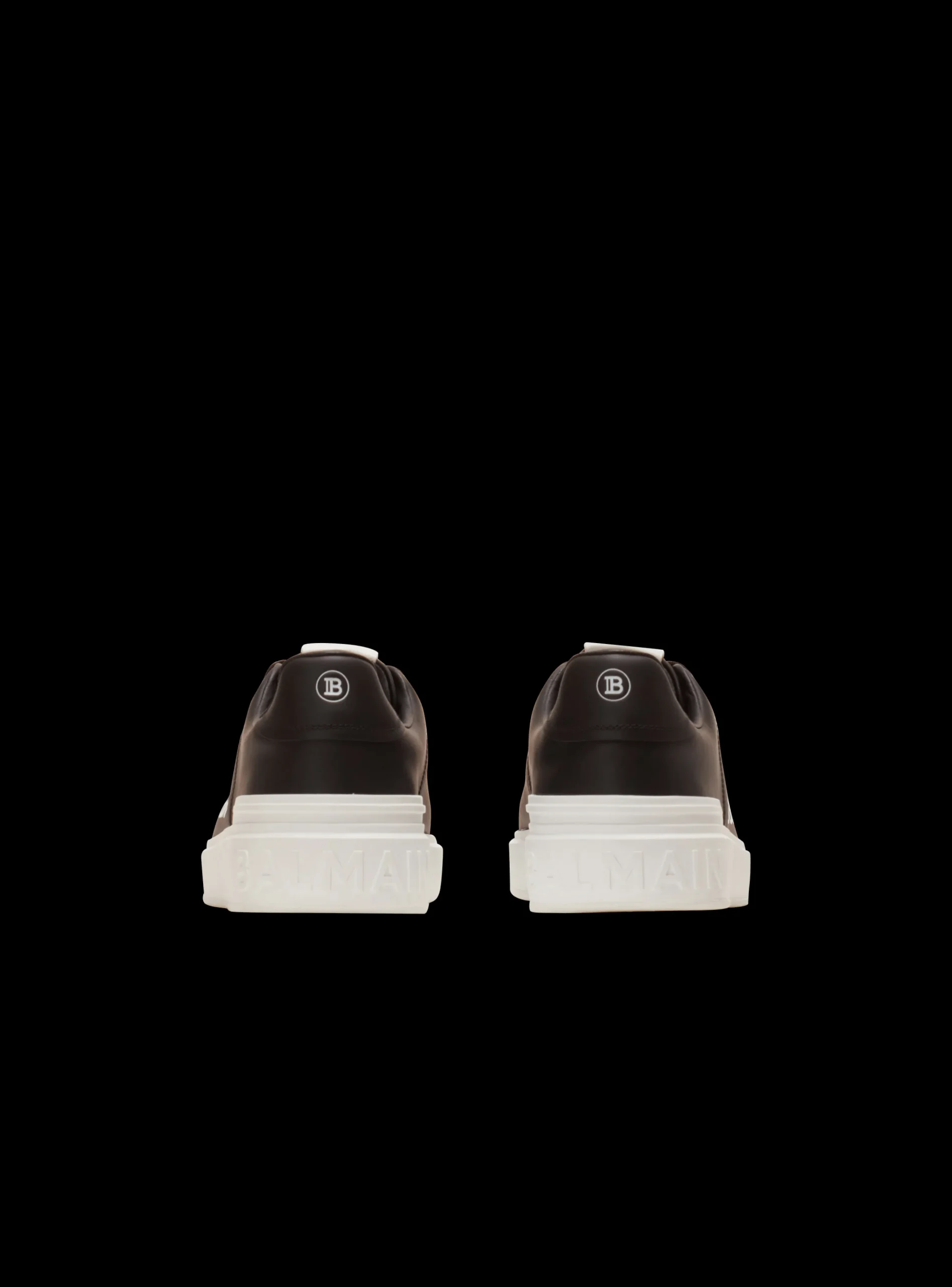 B-Court Signature Calfskin Trainers-Balmain Fashion