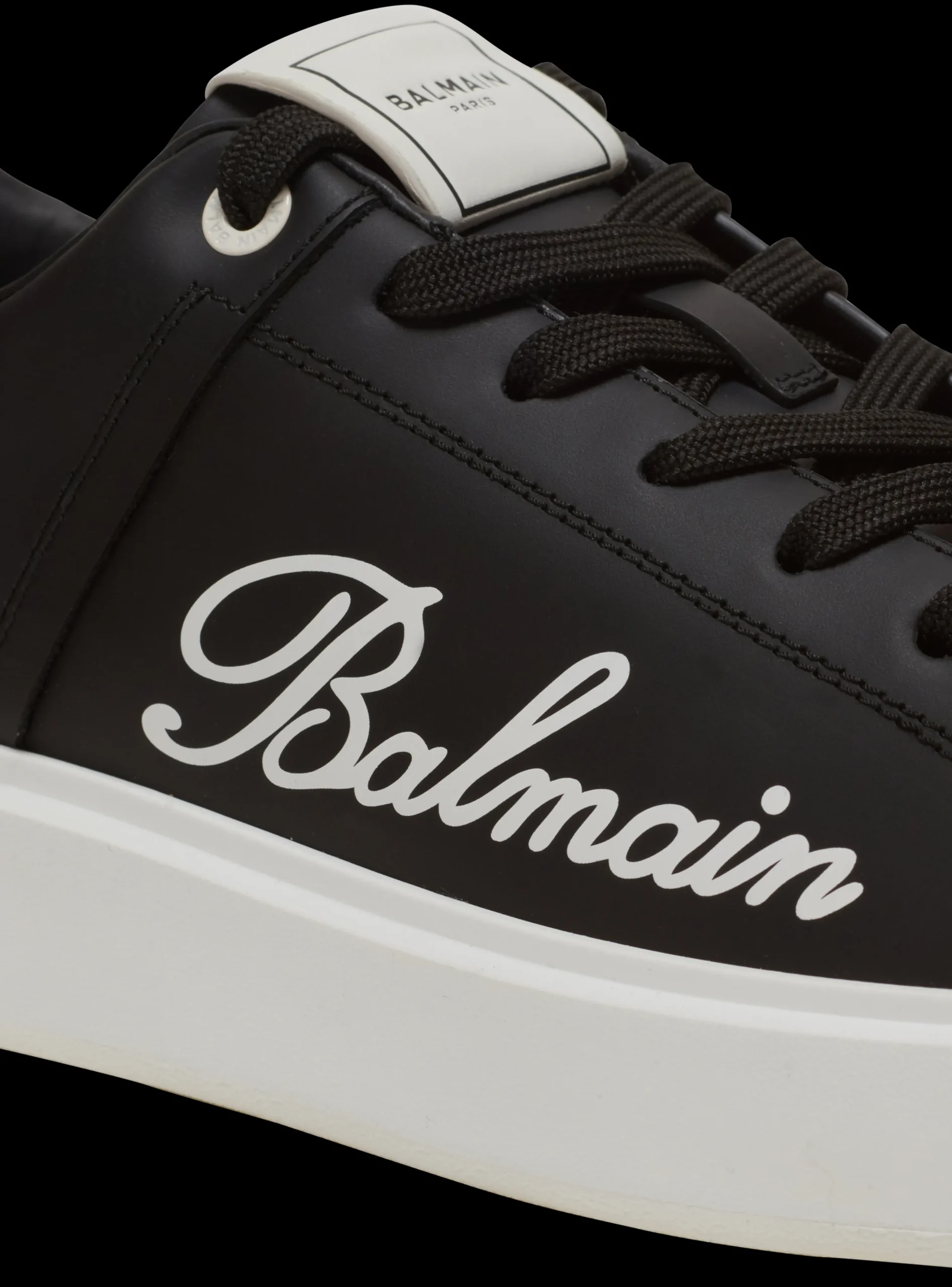 B-Court Signature Calfskin Trainers-Balmain Fashion
