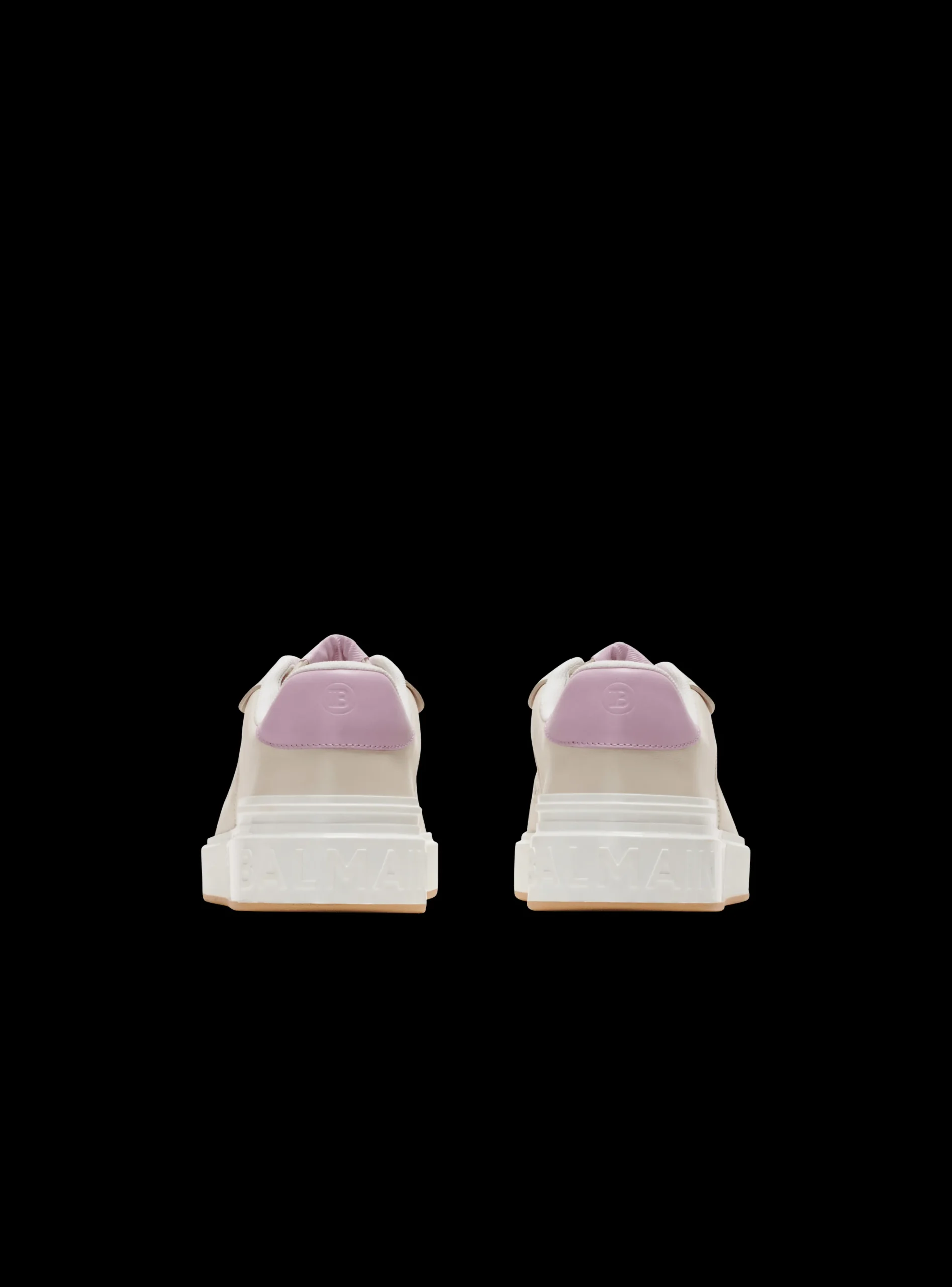 B-Court Flip Leather Trainers-Balmain New
