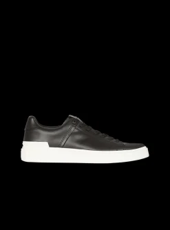B-Court Leather Trainers-Balmain Fashion