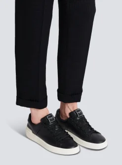 B-Court Leather Trainers-Balmain Fashion