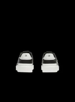 B-Court Printed Leather Trainers-Balmain Discount