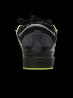 B-Court Puffy Skate Trainers In Calfskin And Suede-Balmain Flash Sale