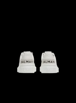 B-Court Smooth Leather Trainers-Balmain Discount