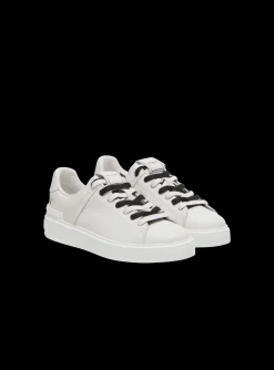 B-Court Smooth Leather Trainers-Balmain New