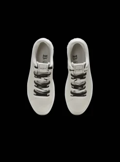 B-Court Smooth Leather Trainers-Balmain New