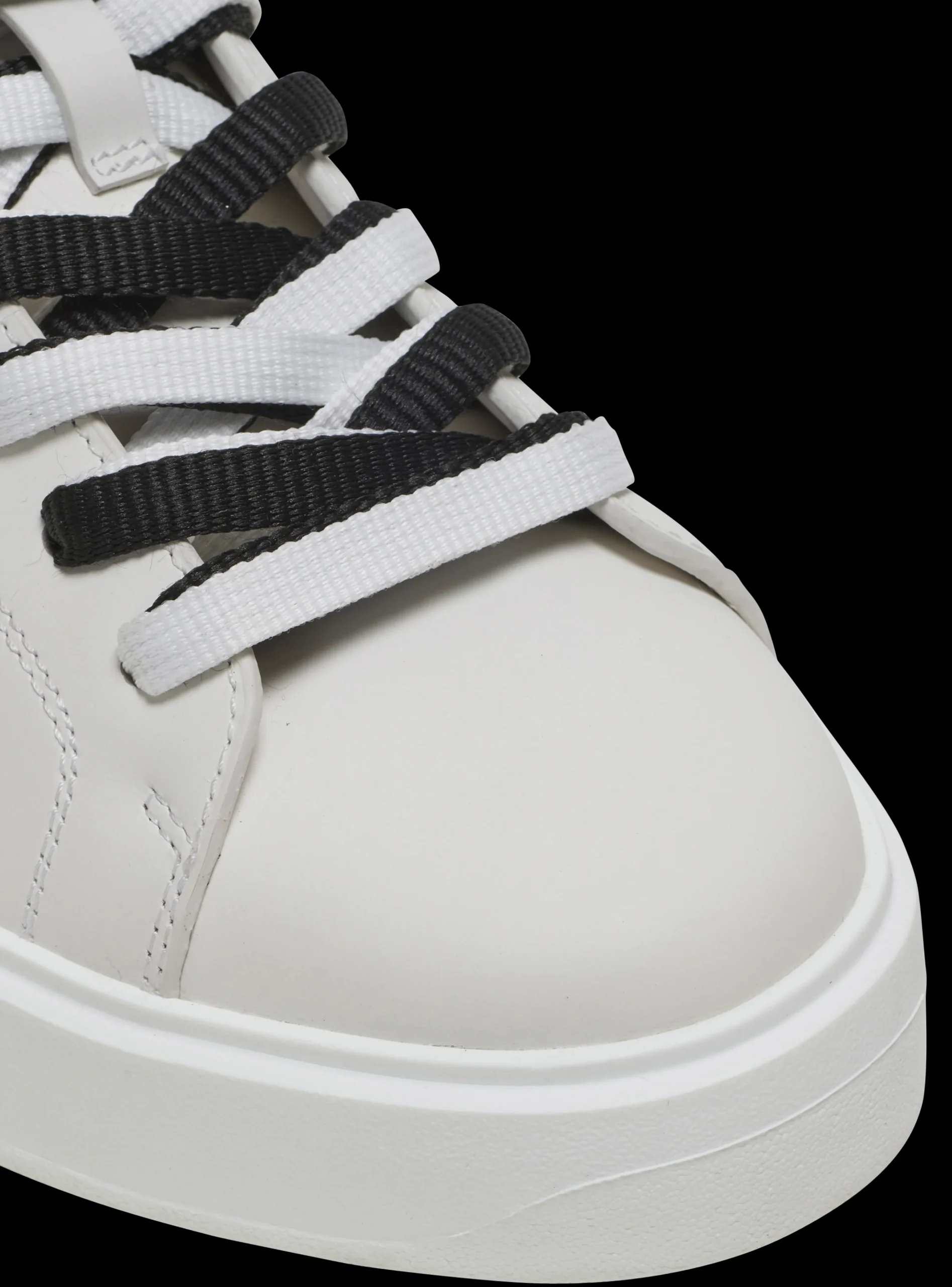 B-Court Smooth Leather Trainers-Balmain New