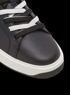 B-Court Smooth Leather Trainers-Balmain Clearance