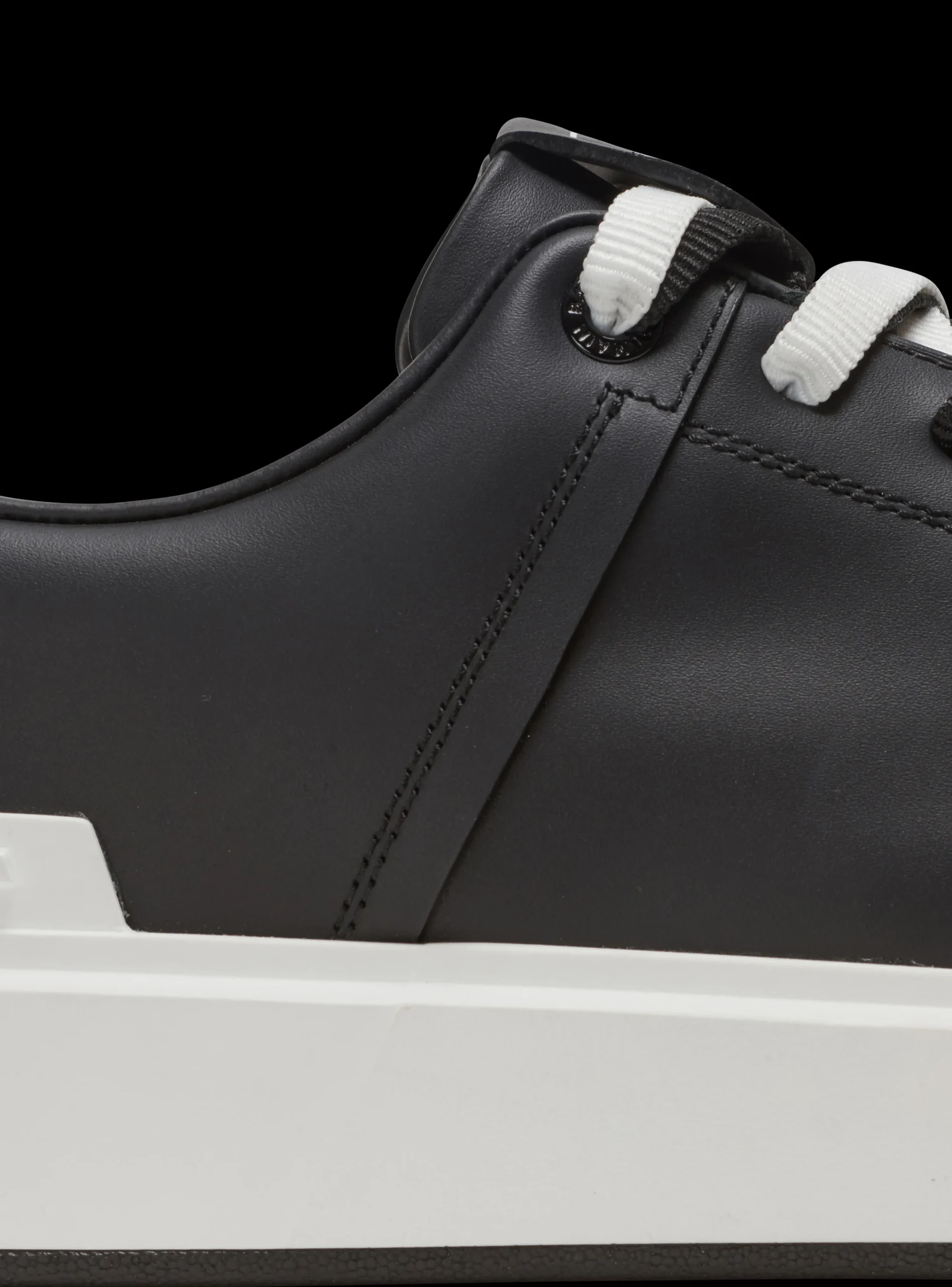 B-Court Smooth Leather Trainers-Balmain Clearance