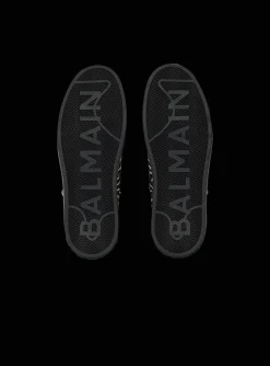 B-Court Trainers With Jacquard Monogram-Balmain Store