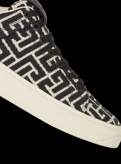 B-Court Trainers With Jacquard Monogram-Balmain Discount