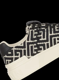 B-Court Trainers With Jacquard Monogram-Balmain Discount