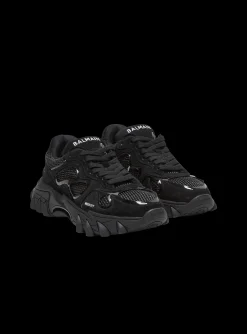 B-Court Trainers With Jacquard Monogram-Balmain Online