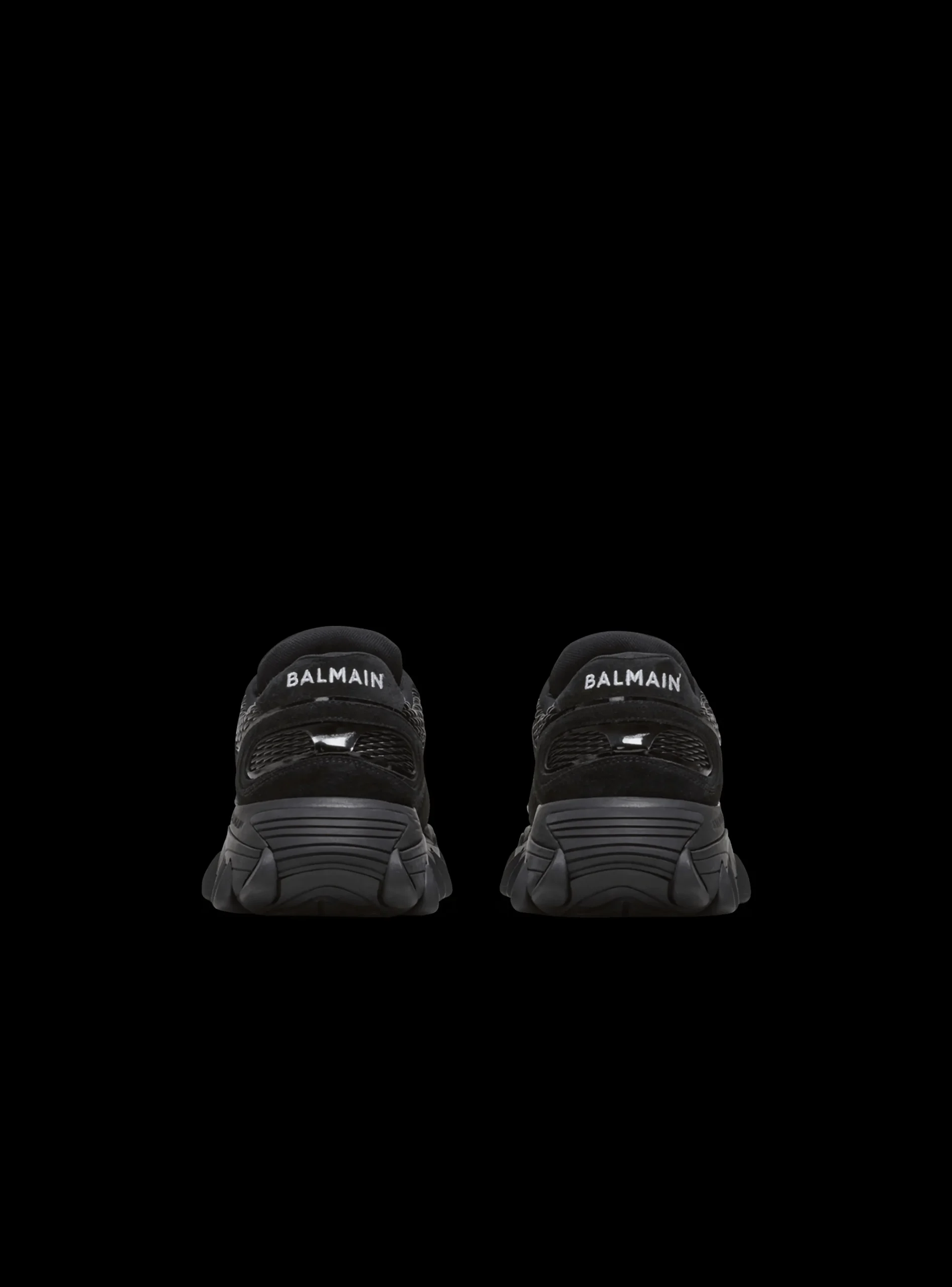 B-Court Trainers With Jacquard Monogram-Balmain Online