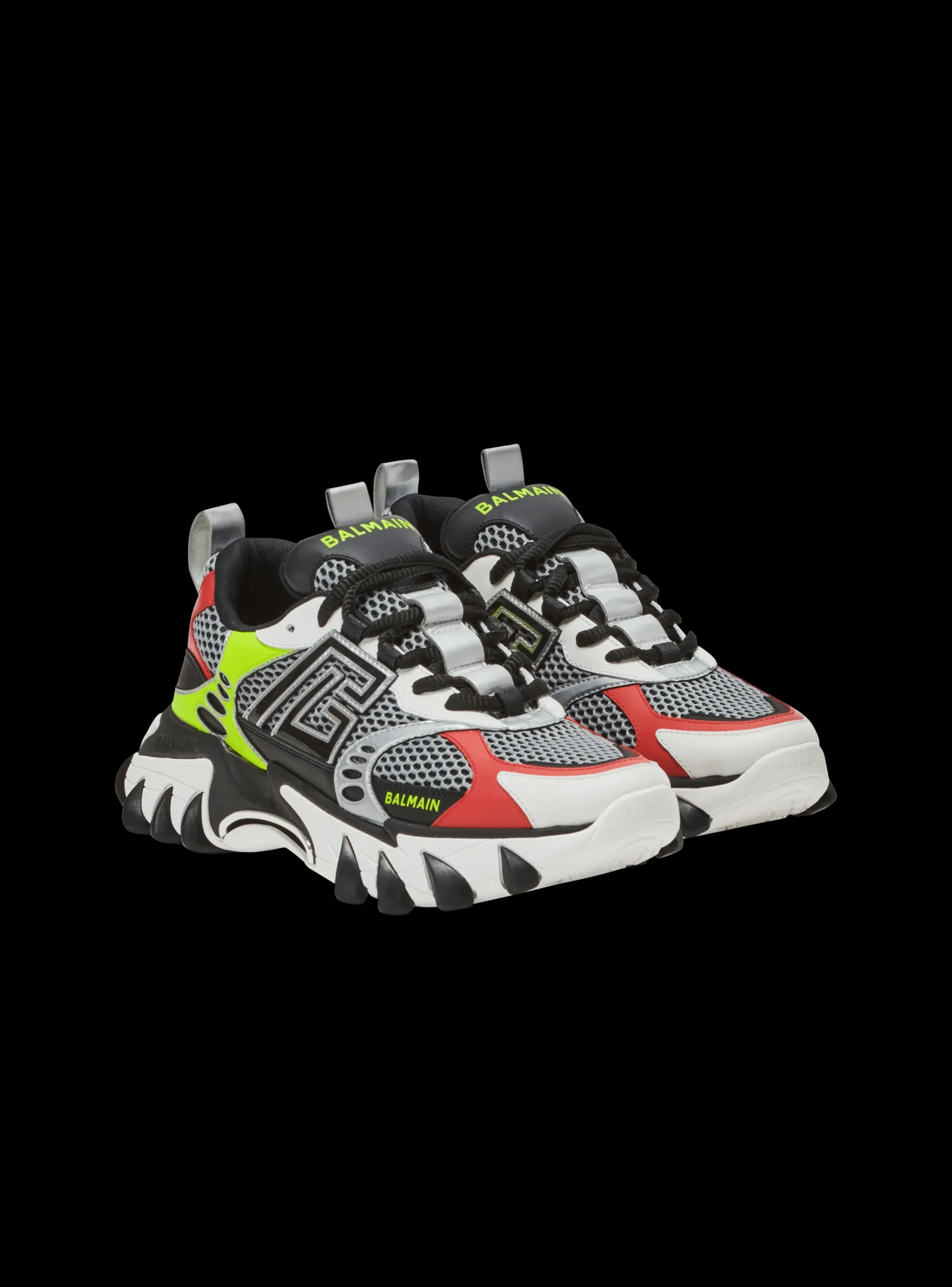 B-East PB Trainers In Technical Materials And Mesh-Balmain Cheap