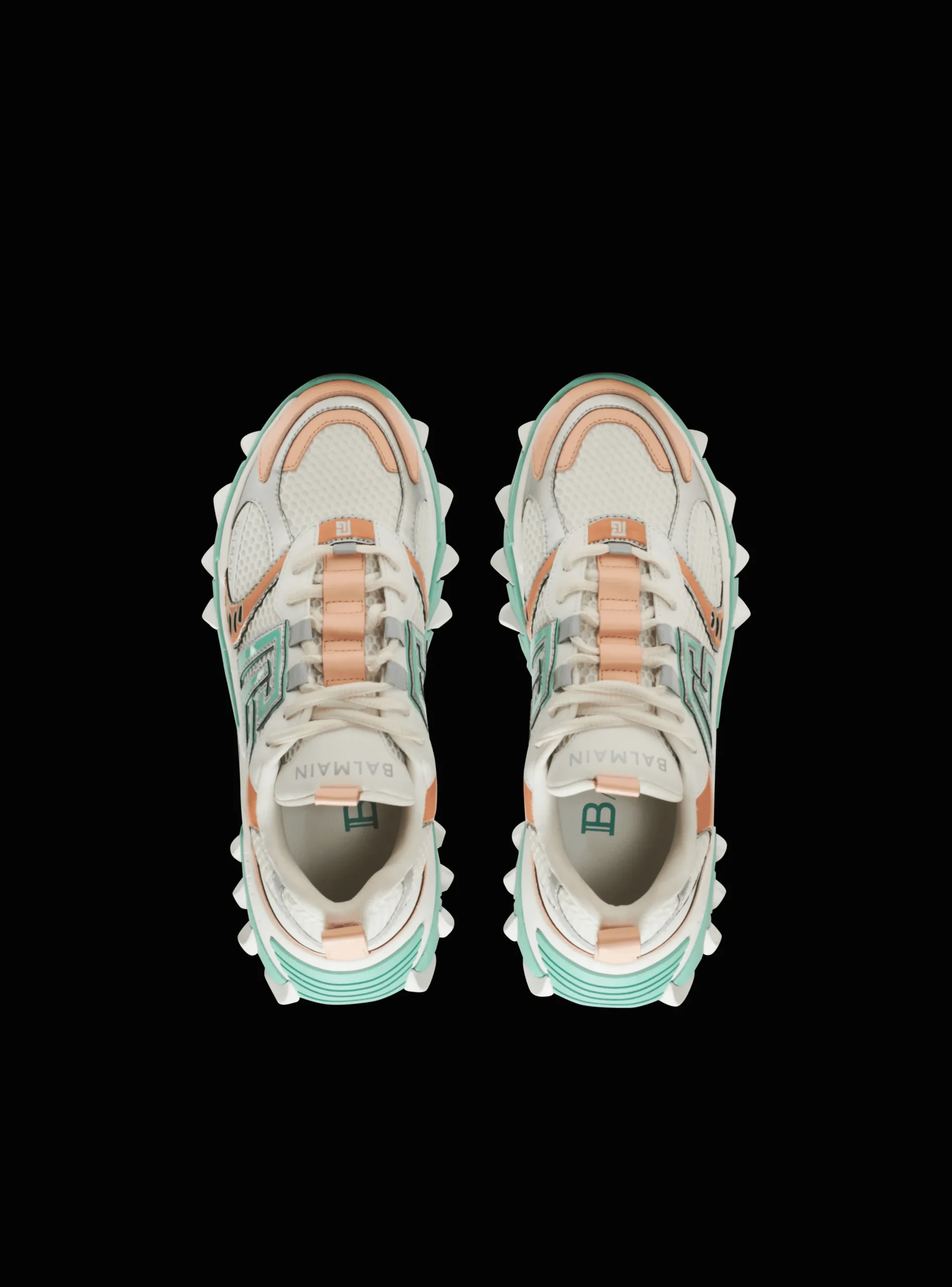 B-East PB Trainers In Technical Materials And Mesh-Balmain Best