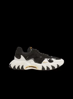 B-East Trainers In Leather, Suede And Mesh-Balmain Hot