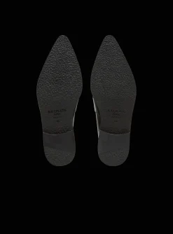 Ben Smooth Leather Loafers-Balmain Outlet