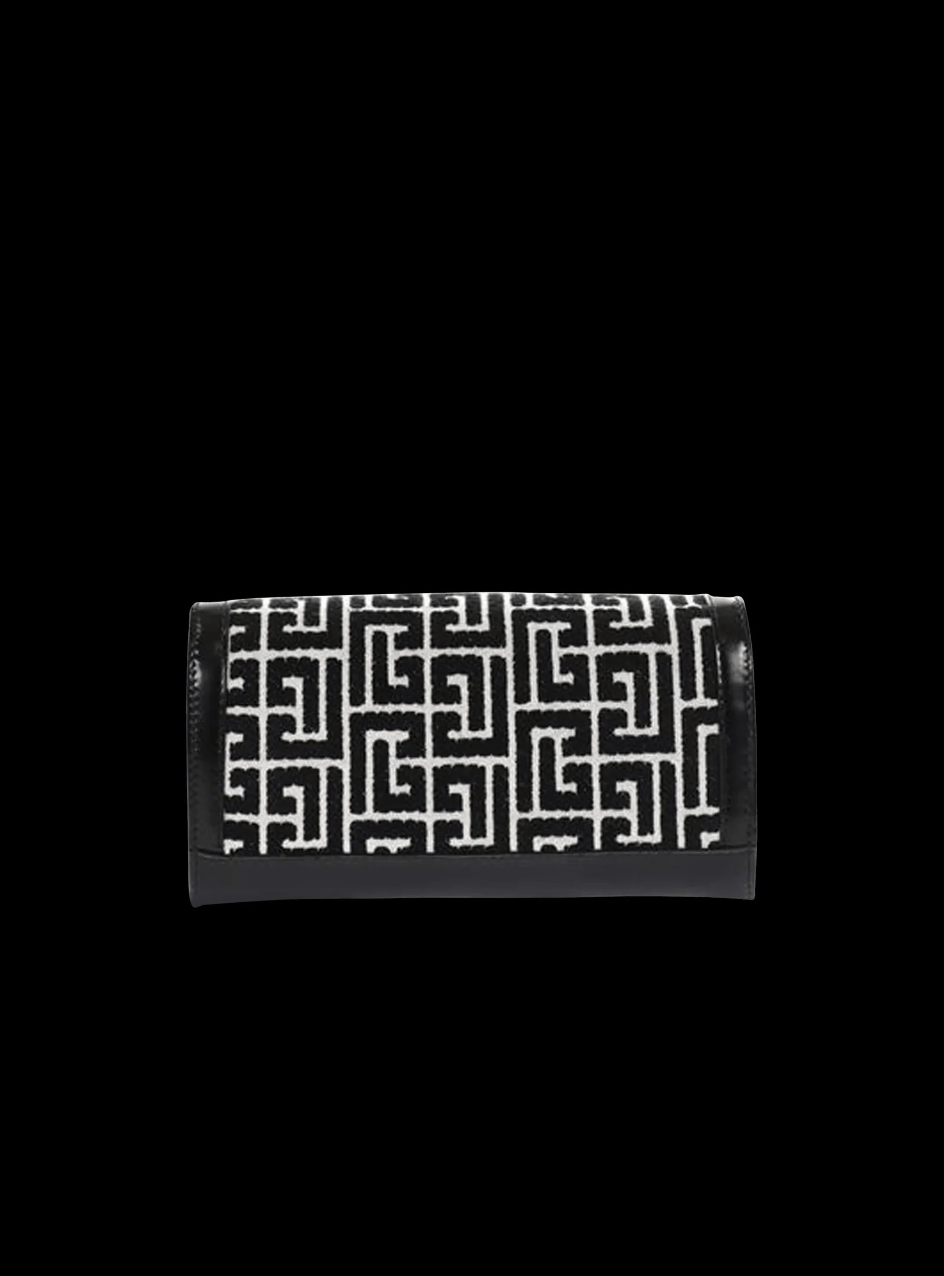 Bicolor Jacquard 1945 Wallet With Chain-Balmain Shop
