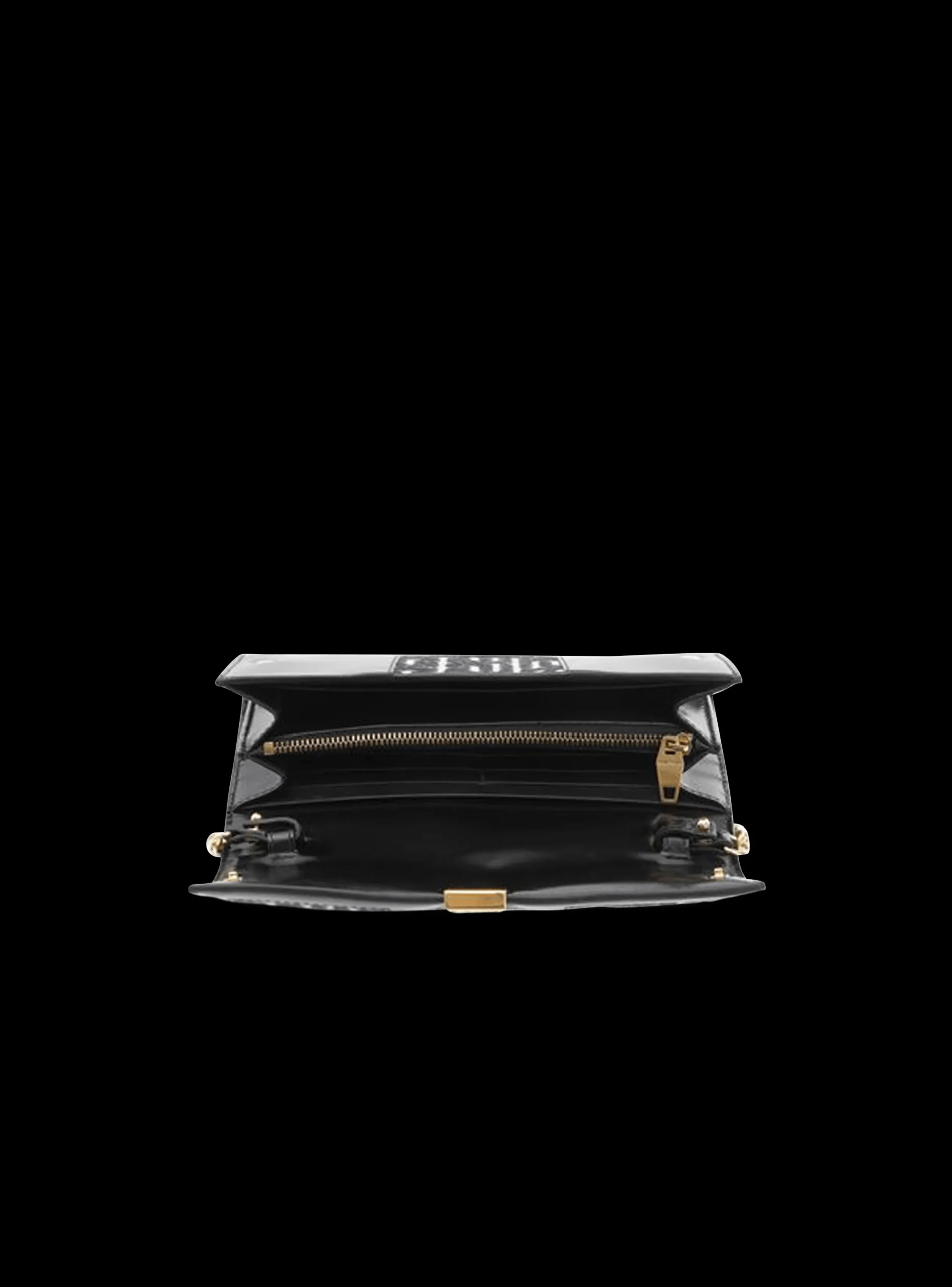 Bicolor Jacquard 1945 Wallet With Chain-Balmain Shop