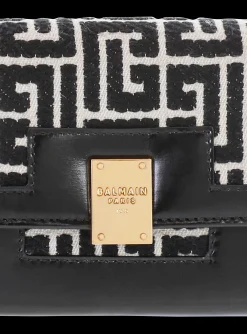 Bicolor Jacquard 1945 Wallet With Chain-Balmain Shop