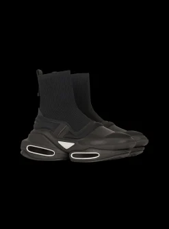 Neoprene And Knit B-Bold High-top Sneakers With Straps-Balmain Clearance