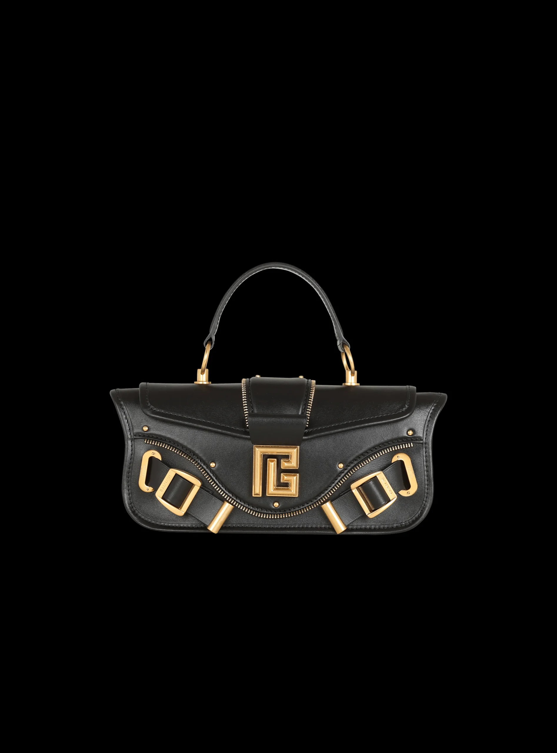 Blaze Clutch Bag In Smooth Leather-Balmain Outlet