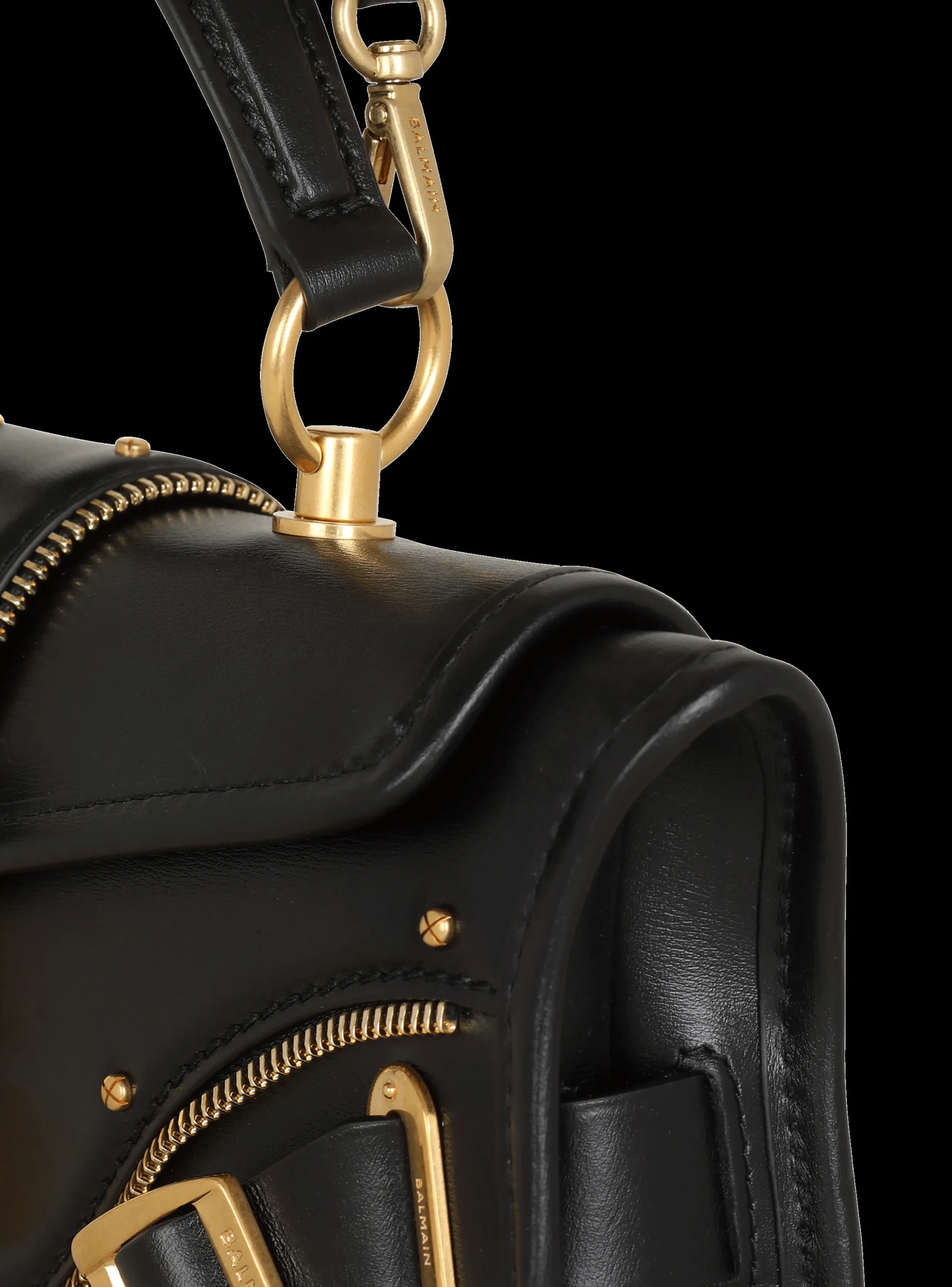 Blaze Clutch Bag In Smooth Leather-Balmain Outlet