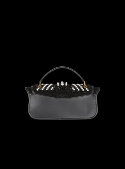 Blaze Pouch Bag In Beaded Leather-Balmain Clearance