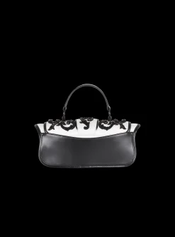Blaze Pouch Satin Bag With Baroque Embroidery-Balmain Clearance