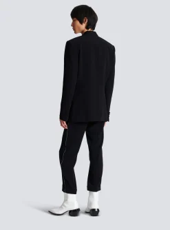 Blazer With Embroidered Bamboo Collar-Balmain Best