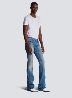 Wash Vintage Denim Jeans-Balmain Store