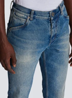 Wash Vintage Denim Jeans-Balmain Store