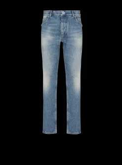 Wash Vintage Denim Jeans-Balmain New