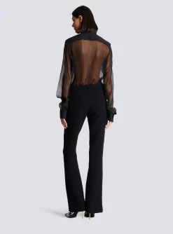 Bootcut Crepe Trousers-Balmain Best