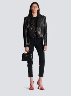 Box Leather B-Buzz Dynasty Bag-Balmain Discount
