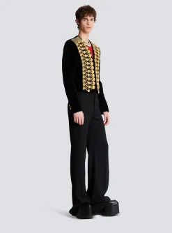 Brandenburg Jacket With Embroidery-Balmain Shop