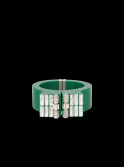 Brass, Rhinestone And Resin Cuff-Balmain Best Sale